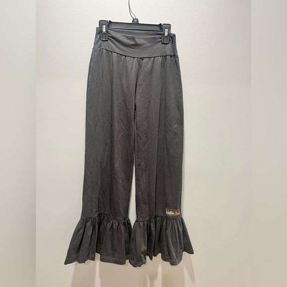 Matilda Jane Pants - Matilda Jane Big Ruffle‎  Pull On Pants Gray Womens Size XS